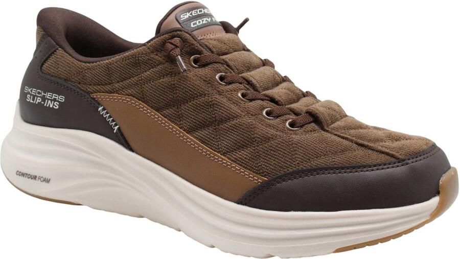 SKECHERS Sneakers laag 'CONTOUR FOAM-CORDELUX' cognac ombergrijs donkerbruin - Foto 5
