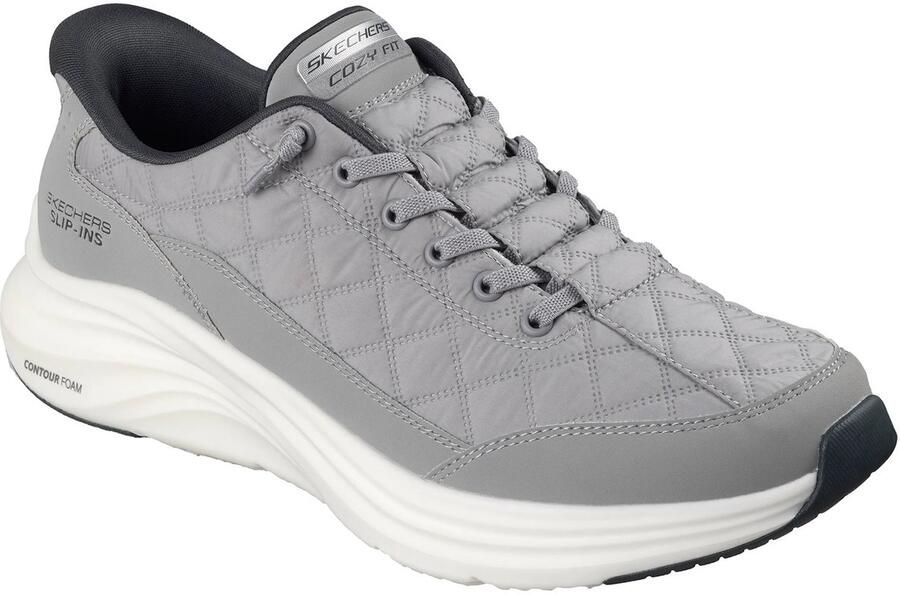 Skechers Heren Cozy Fit Slip-ins Sneakers Contour Foam 232619 GRY