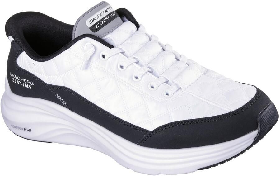 Skechers Heren Cozy Fit Slip-ins Sneakers Contour Foam 232619 WBK
