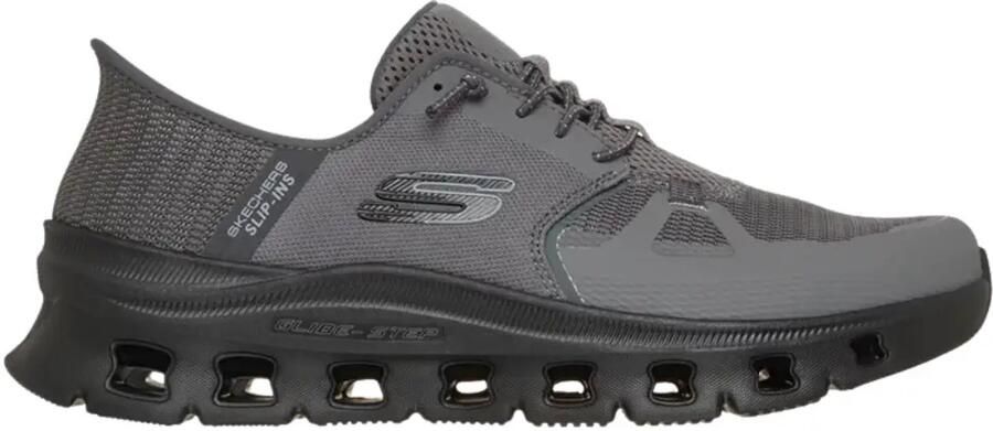Skechers Heren Glide Step Pro Slip Ins Sneakers Charcoal Black
