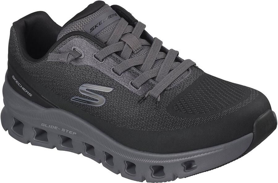 Skechers Heren Glide Step Pro Waverra Slip Ins Sneakers Black Charcoal