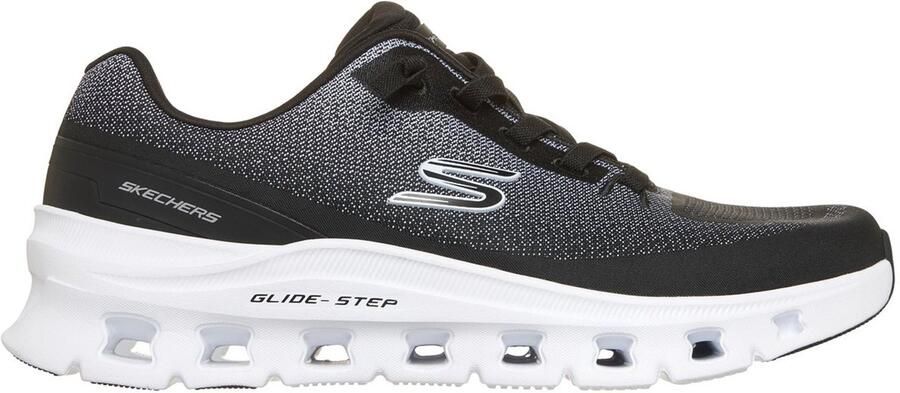 Skechers Heren Glide Step Pro Waverra Slip Ins Sneakers Black White