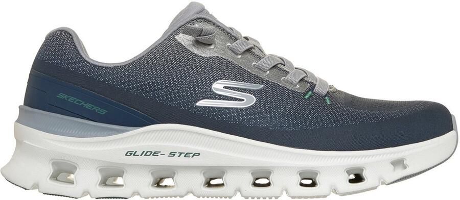 Skechers Heren Glide Step Pro Waverra Slip Ins Sneakers Navy Gray