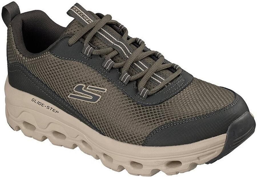 Skechers Heren Glide Step Sole Bart Clough Sneakers Olive