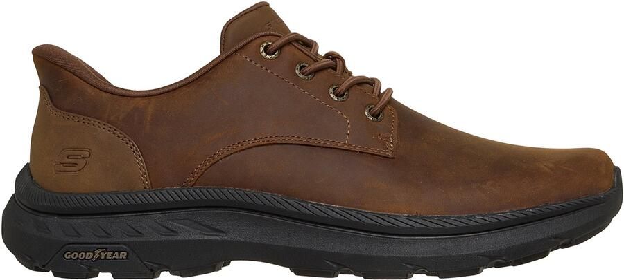 Skechers Heren Pollard Colt Slip Ins Relaxed Fit Schoenen Dark Brown