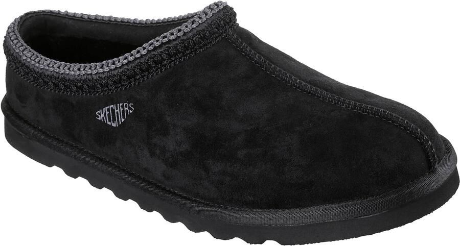 Skechers Heren Renten Ulrich Pantoffels Relaxed Fit Zwart