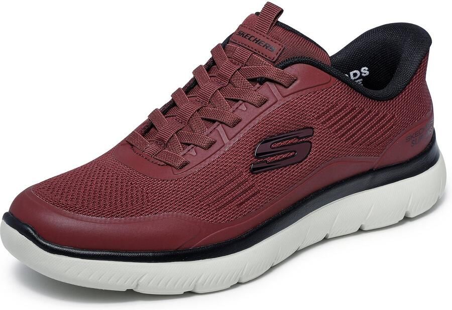 Skechers Heren Slip-ins Summits Leyter Sneaker 233047 BURG Rood