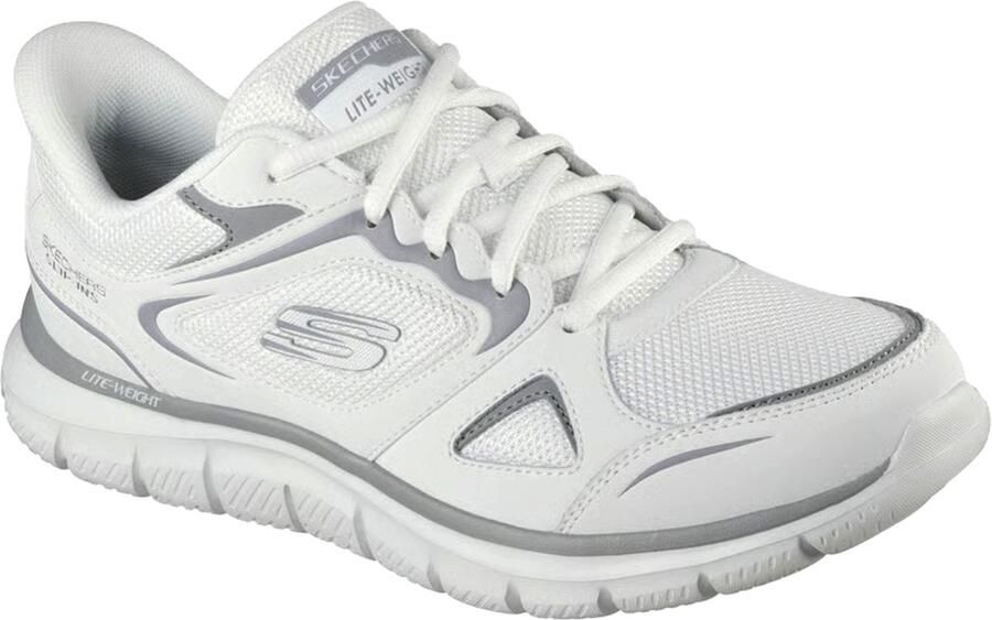 Skechers Heren Slip-ins Track Ezral Sneaker 233039 WGY White Grey
