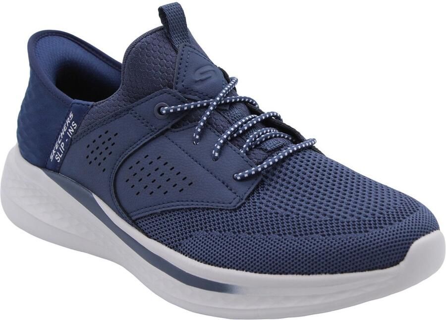 Skechers Slip-on sneakers SLADE-CASTER Slipper sneaker met elastiek en slip-ins