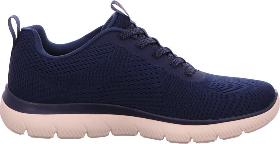 Skechers heren sportschoenen blauw