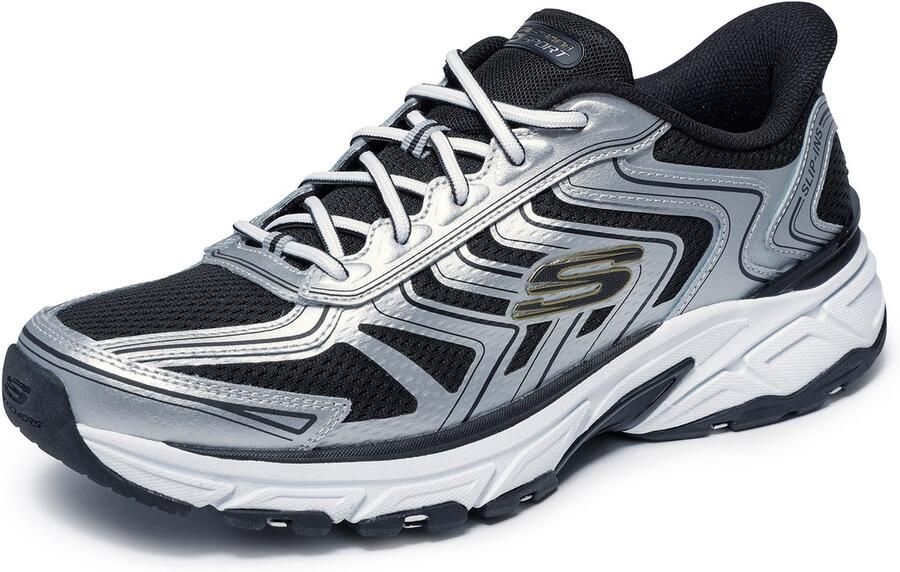 Skechers Slip-on sneakers STAMINA SPORT Retro sneaker veterschoen met slip-ins