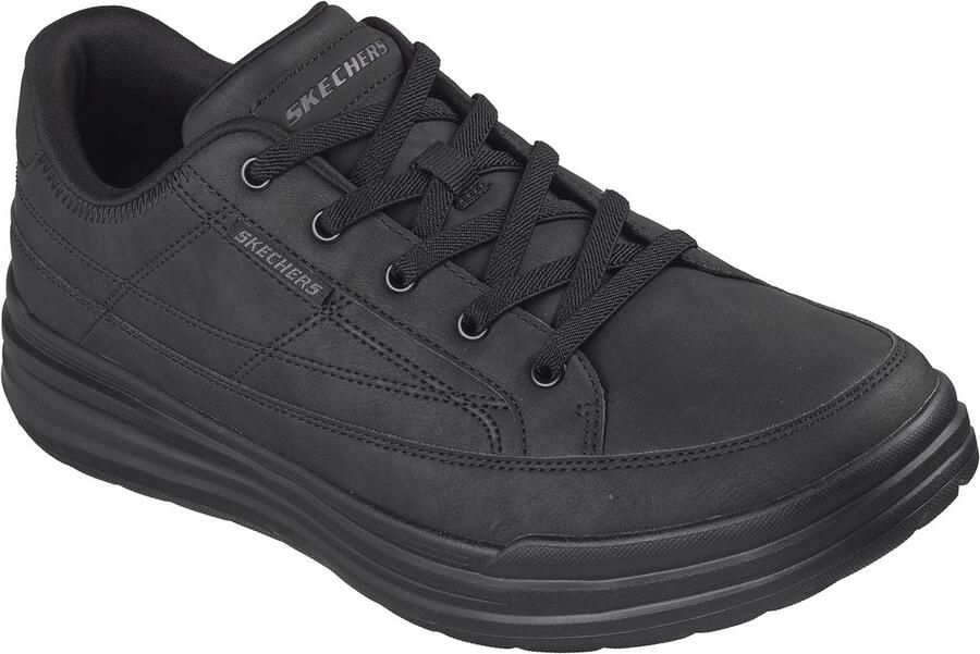 Skechers Heren Sterling Cedrick Relaxed Fit Slip On Schoenen Zwart