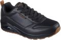 Skechers Heren Street UNO Alder Sneakers 183012 B Zwart - Zwart
