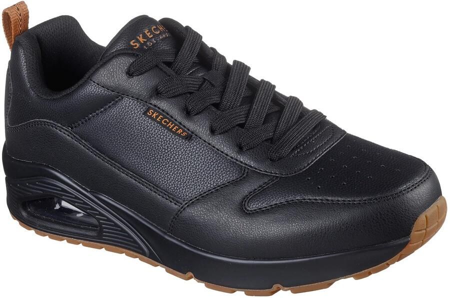 Skechers Heren Street UNO Alder Sneakers 183012 B Zwart