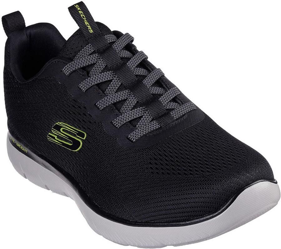Skechers Heren Summits Eckler Slip-ins Sneakers 232963 BKLM Black Lime