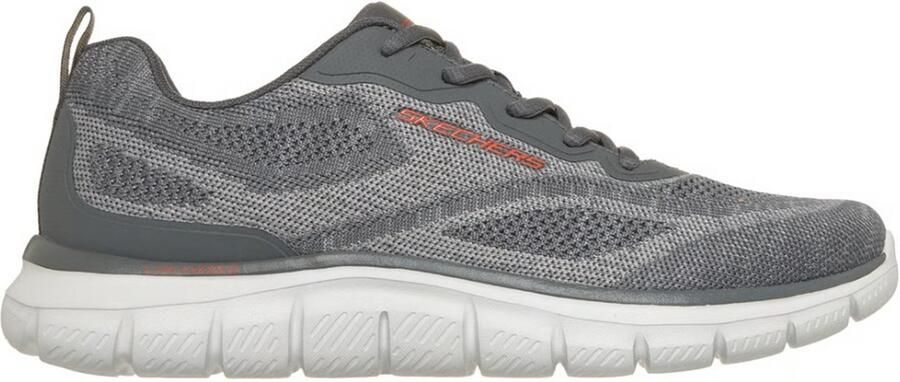 Skechers Heren Track Pohlter Vegan Sneaker 233064 CHAR Charcoal