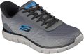 Skechers Heren Track Revno Slip Ins Sneakers Charcoal Grey - Grijs