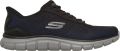 Skechers Heren Track Revno Slip Ins Sneakers Navy Black - Blauw