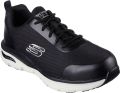 Skechers heren veiligheidssneakers SRRINGSTAP ARCH FIT 200086EC BKW zwart wit - Zwart