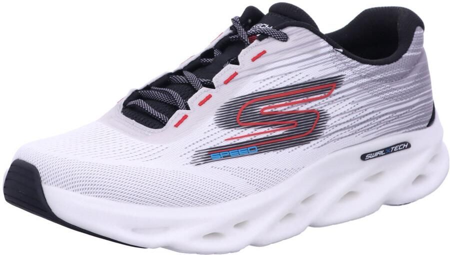 Skechers heren veterschoenen wit
