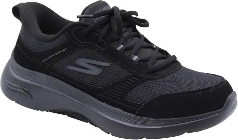 Skechers Heren Wandelschoen Go Walk Arch Fit 2.0 Seared Zwart