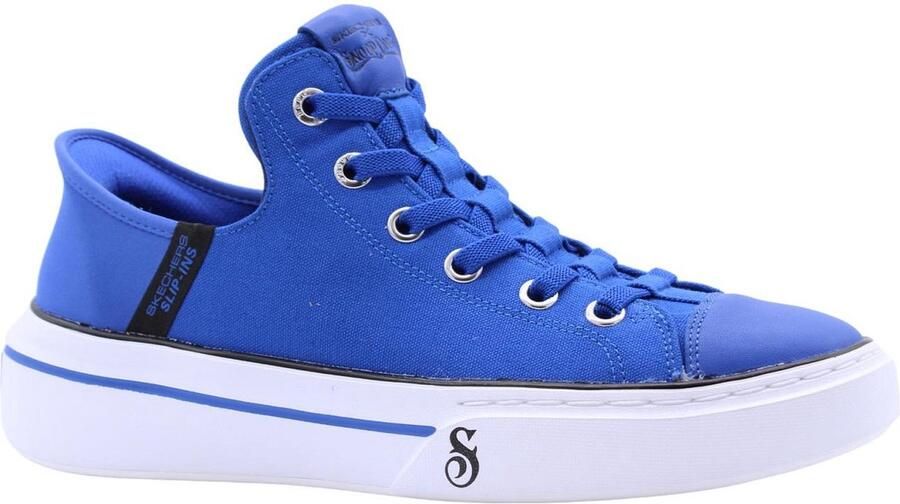 Skechers Herenblauwe Sneakers Snoop One Boss Life Canvas