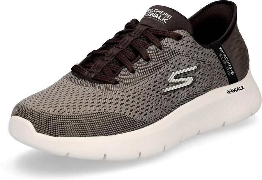 Skechers herenslipschoen Go Walk Flex New World bruin