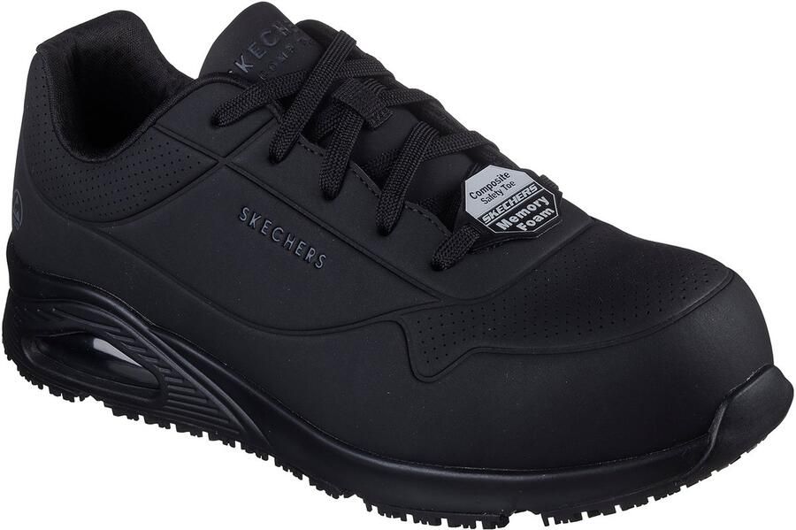 Skechers Werkschoenen WORK UNO SR DOLTIN werkschoen veiligheidschoen lage schoen met teenbescherming
