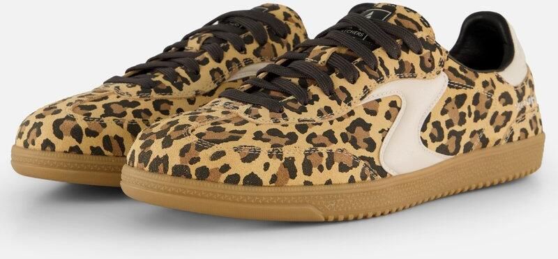 SKECHERS Sneakers laag 'HOTSHOT' cappuccino mokka zwart wit