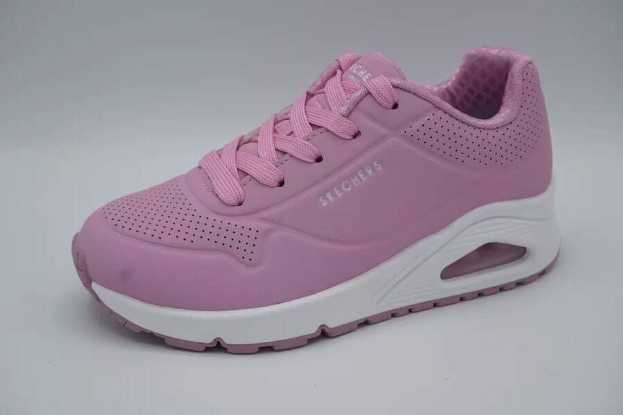 Skechers Uno sneakers roze Imitatieleer 34
