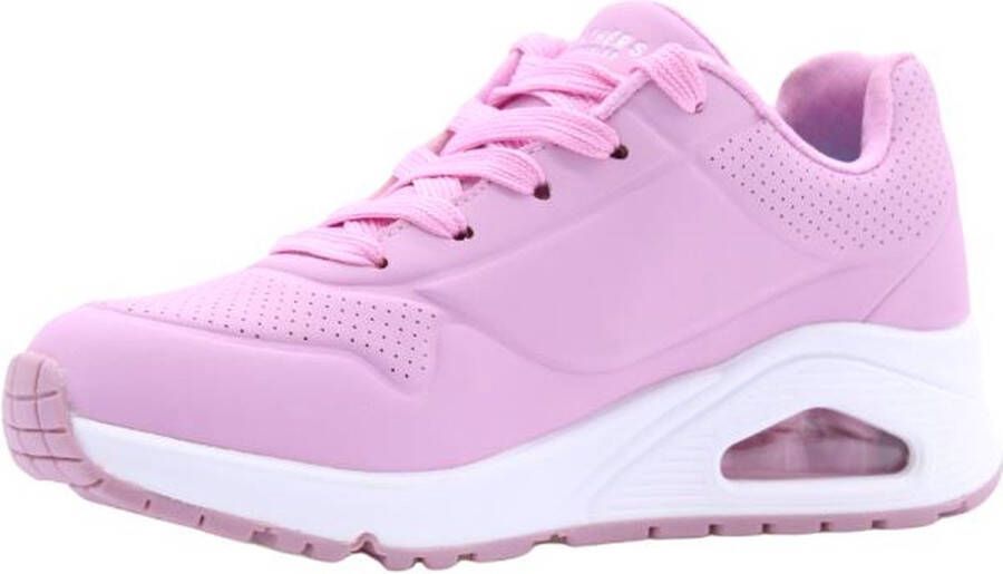 Skechers Uno sneakers roze Imitatieleer 34 - Foto 7