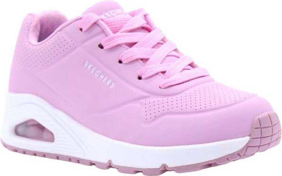 Skechers Uno sneakers roze Imitatieleer 34 - Foto 6