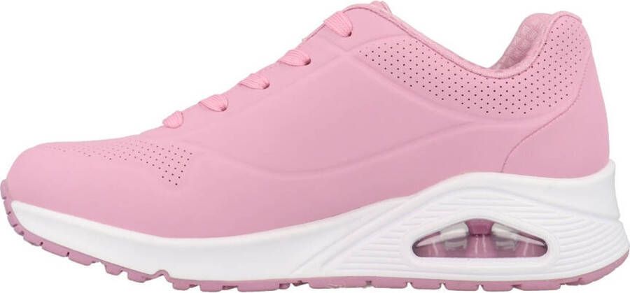 Skechers Uno sneakers roze Imitatieleer 34 - Foto 10