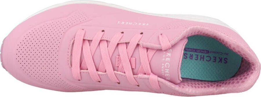 Skechers Uno sneakers roze Imitatieleer 34 - Foto 14
