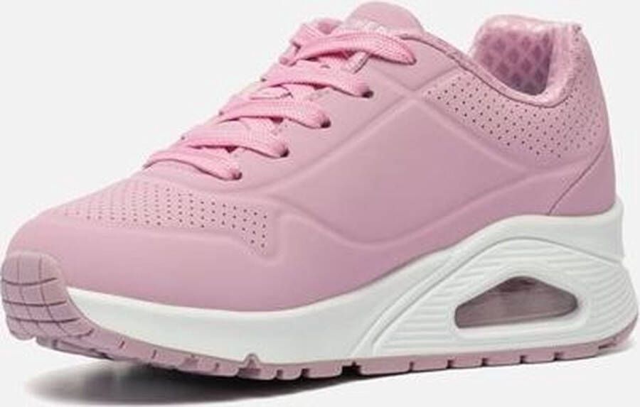 Skechers Uno sneakers roze Imitatieleer 34 - Foto 5