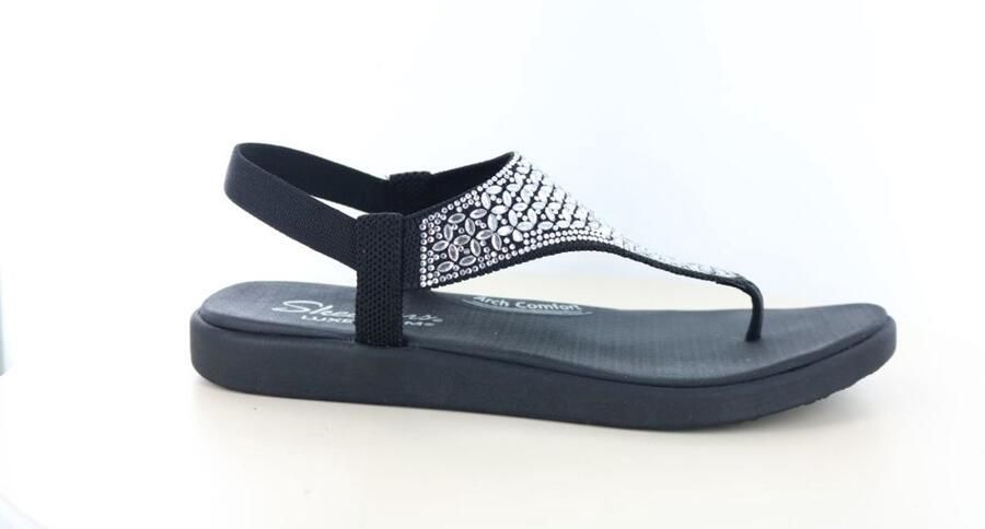 Skechers Meditation Luxe dames sandaal Zwart