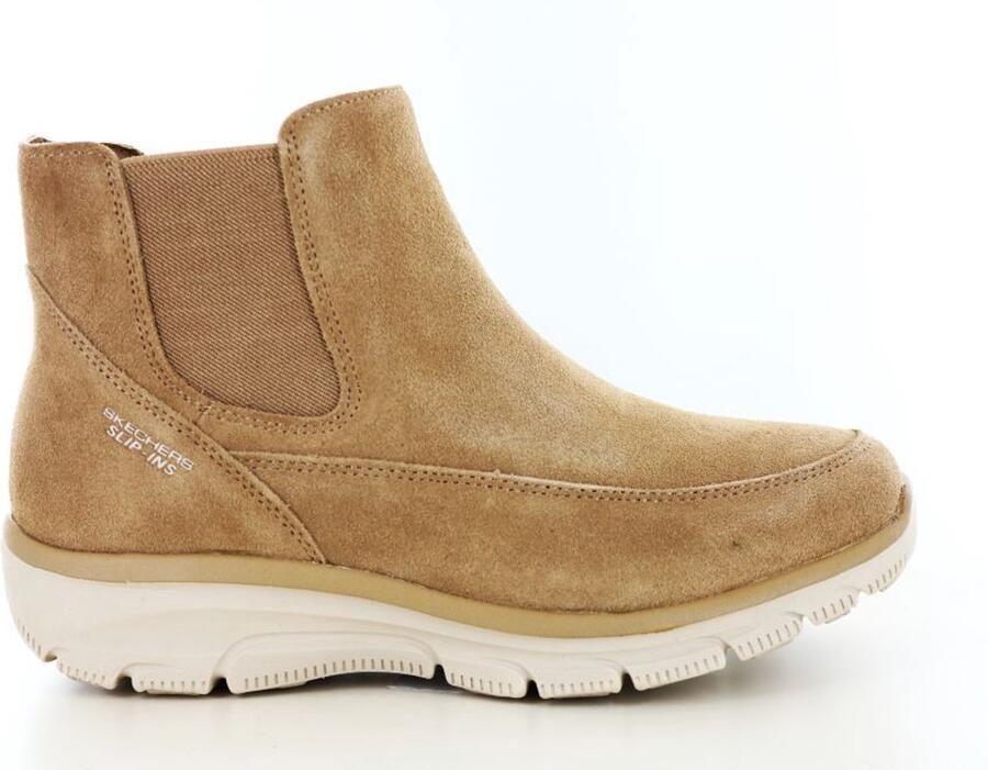 Skechers Easy Going-Casual Icon damesenkellaarsjes bruin 169109-TAN