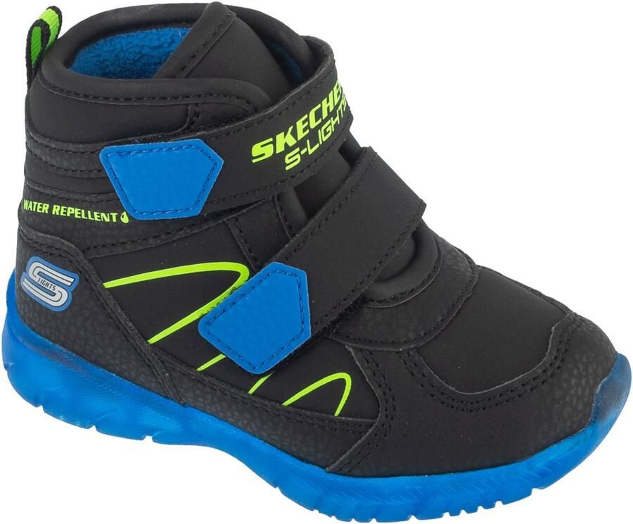 Skechers Illumi-Brights voor een jongen Zwart Laarzen