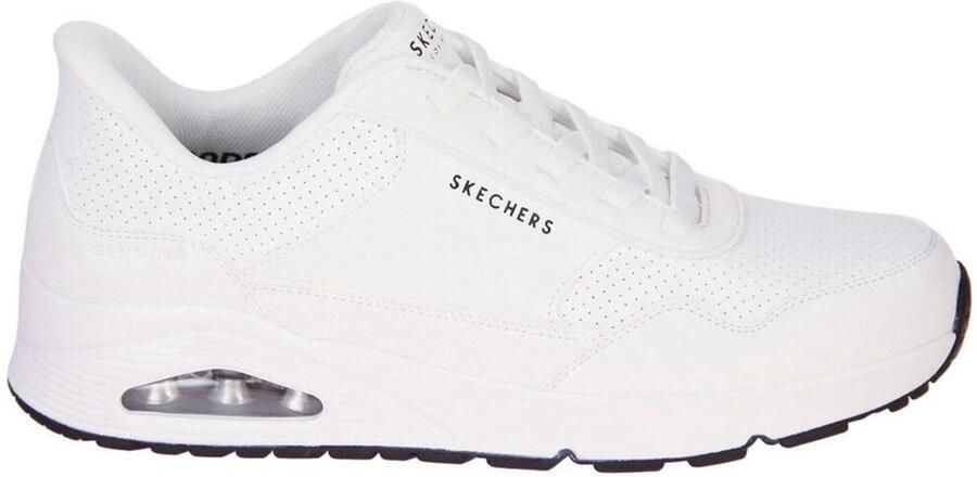 Skechers Slip-on sneakers UNO-BANKSIA LUXE Sleehak sneaker met luchtkussen