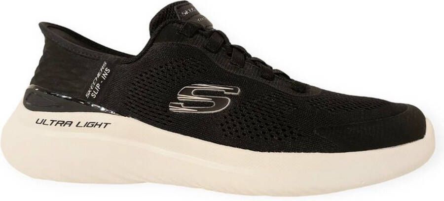 Skechers Instapper Hands-Free Slip-Ins Bounder 2.0 Emerged 232459 BKW Zwart Machine Washable - Foto 1