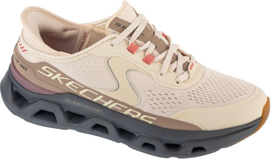 Skechers Instapper Hands-Free Slip-Ins Glide Step Alt NTGY Wit Grijs Machine Washable