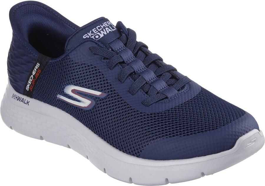 Skechers Instapper Hands-Free Slip-Ins Go Walk Flex 216324 NVY Blauw Machine Washable