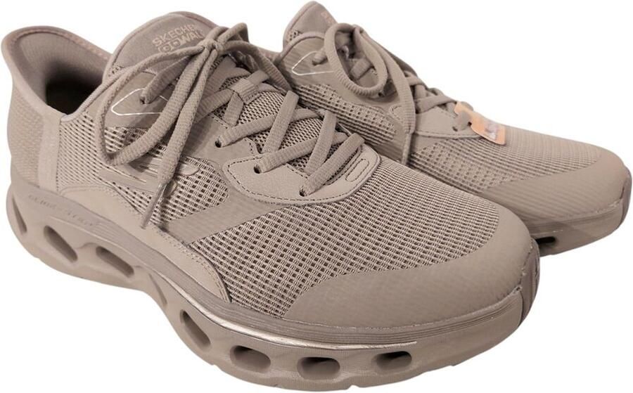 Skechers Instapper Hands-Free Slip-Ins Go Walk Glide-Step 2.0 125115 TPE Taupe Machine Washable