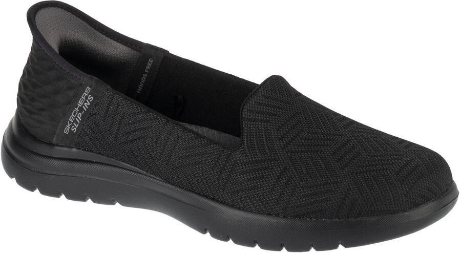 Skechers Instapper Hands-Free Slip-Ins On The Go Flex Clover 138182 BBK Black Machine Washable
