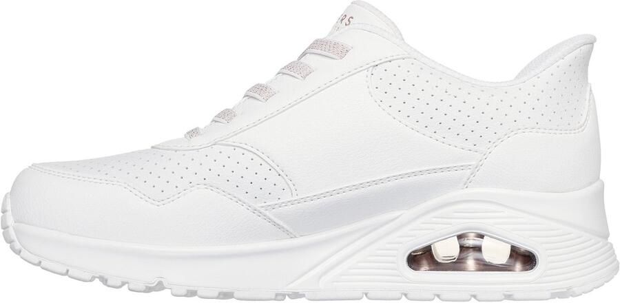 Skechers Instapper Hands-Free Slip-Ins Uno Banksia Luxe 177118 WHT White - Foto 4