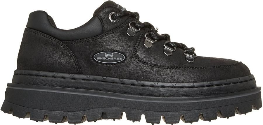 Skechers JAMMERS-SAY GOODBYE Dames Veterschoenen Zwart