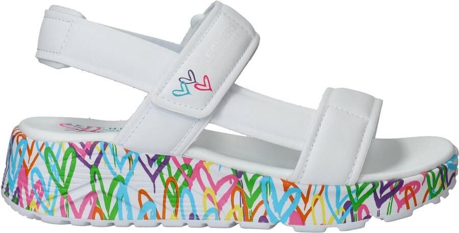 Skechers Sandalen met sleehak Uno Lite Sandal Sunny Love