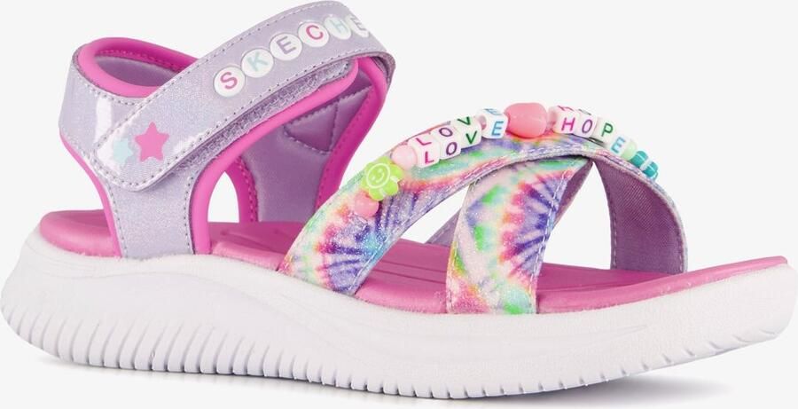 Skechers Jumpsters Tie Dye Sandalen paars Textiel Sneakers Unisex - Foto 2