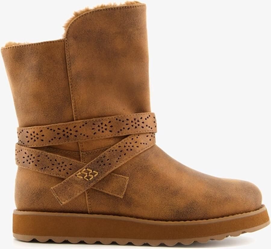 Skechers Keepsakes 2.0 dames enkellaarsjes Cognac - Foto 3