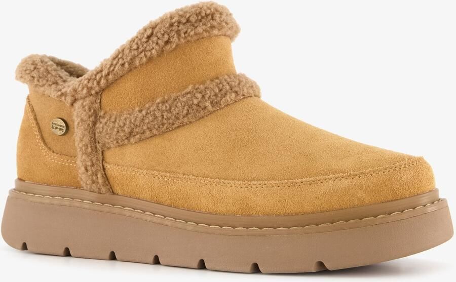 Skechers KEEPSAKES LITE WINTER SNUG Dames Sloffen Chestnut